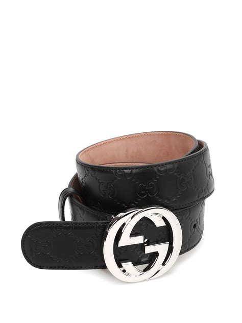 gucci leather belt without buckle|belt with interlocking g buckle.